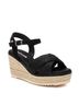 XTI Black Women's Refresh Wedge Sandals Size 6 - photo 3