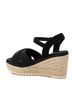 XTI Black Women's Refresh Wedge Sandals Size 6 - photo 4