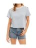 Allison Blue Brooklyn Tee in Blue Stripe Size XS - photo 2