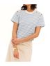 Allison Blue Brooklyn Tee in Blue Stripe Size XS - photo 3