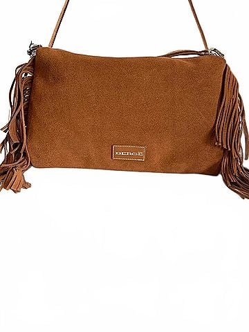Berge Miura Fringed Zip Top Bag (view 1)