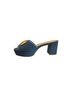 Rupert Sanderson Blue Merapi Denim Gold Chrome Size EU 37 1/2 - photo 3