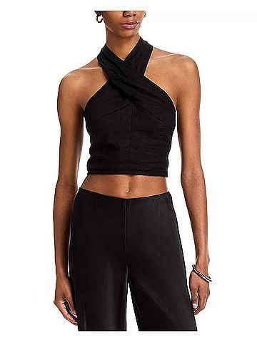 Steve Madden Winnie Top in Black (view 2)