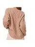 LoveShackFancy Print Brown Croisette V-Neck Pullover Sweater Size S - photo 5