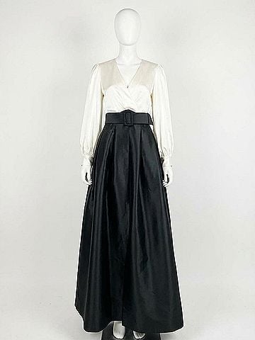 Sachin + Babi Zoe Gown Mikado Ball Skirt (view 1)