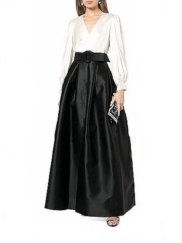 Sachin + Babi Zoe Gown Mikado Ball Skirt (view 2)