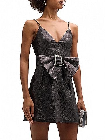 Ramy Brook Ana Metallic Mini Dress (view 2)