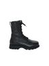 Jil Sander Black Women's Leather Combat Boots Size EU 35 - photo 1