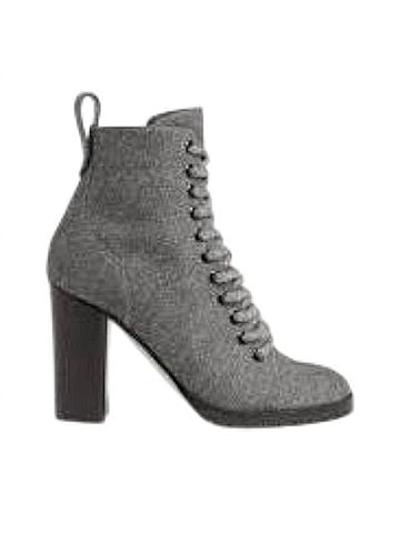 Jimmy Choo Women's Cruz 95 Lace-Up Felt Ankle Boots (view 1)