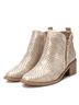 XTI Gold Women's Ankle Booties Size 5 1/2 - photo 4