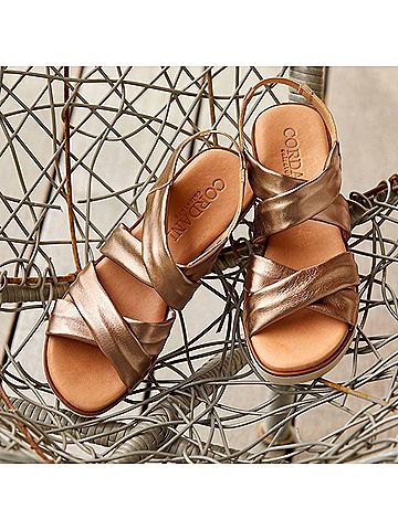 Cordani Women's Margo Criss Cross Sling Back Sandals (view 2)