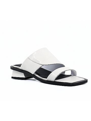 All Black Women's Angle Mule (view 1)