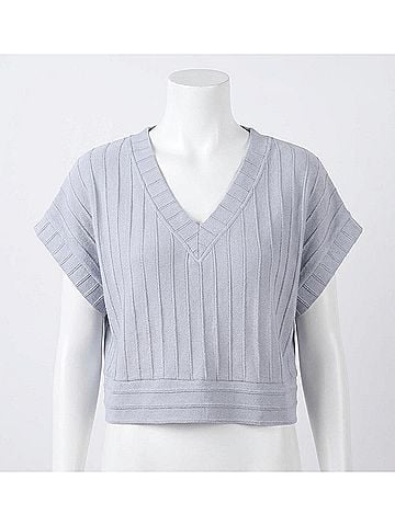 Umgee T-Crop Til You Drop Crop Top in Cool Grey (view 1)