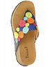 Think! Black Women's Koak Circle Thong Sandal Size EU 36 - photo 4