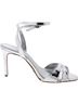 Schutz Silver Women's Hilda Mid Heels Size 6 - photo 1