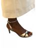 Schutz Silver Women's Hilda Mid Heels Size 6 - photo 4