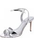 Schutz Silver Women's Hilda Mid Heels Size 6 - photo 5