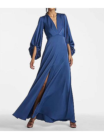 Sachin + Babi Jenny Satin Crepe Gown (view 2)
