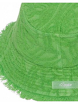NEW DEVOTION TWINS women\'s belida terry hat in green TERRY – Devotion TWINS main image 2
