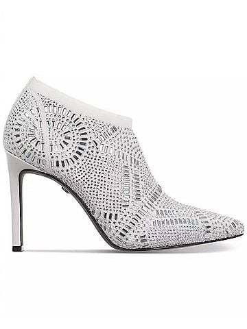 Thalia Sodi Women's Karmen Ankle Booties in White Flyknit (view 1)