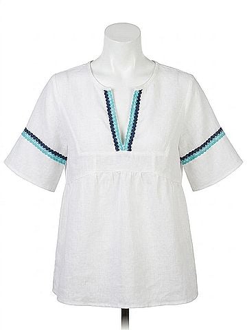 Vilagallo Mamcey Shirt in White (view 1)