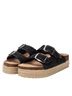 XTI Black Women's Double Strap Sandals Size 9 - photo 5