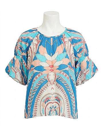 Love The Label Maeve Top in Bennett Print (view 1)