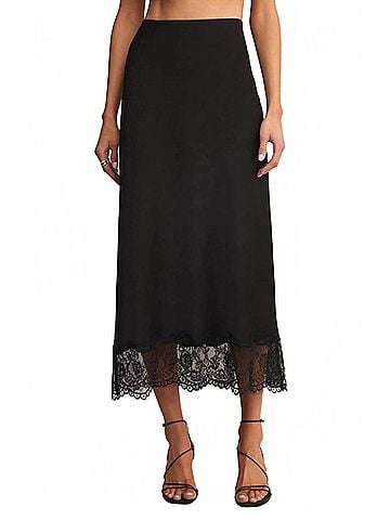 Z Supply Cinder Lace Midi Skirt (view 2)