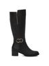 Andrea Black Womne's Tall Riding Boots Size 8 - photo 1