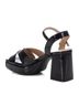 XTI Black Women's Heeled Platform Sandals Size 7 - photo 3