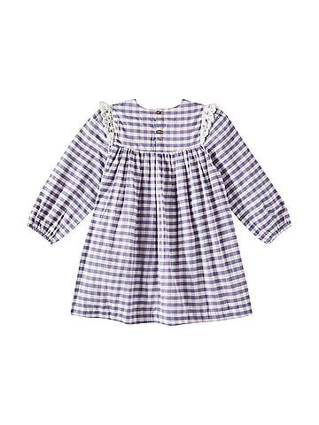 Louise Misha Girl's Arinola Check Dress (view 2)