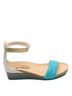 Naot Blue Women's Pixie Wedge Sandal Size EU 37 - photo 1