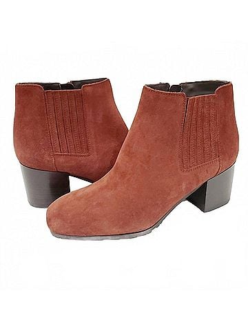AQUATALIA Women's Charlotte Chelsea Suede Leather Waterproof Booties (view 2)