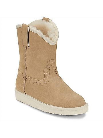 Justin Women's Heidi Suede Shearling Boots (view 1)