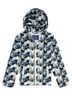 Properly Tied Camo Blue Boy's Canopy Rain Jacket Size 7 - photo 1