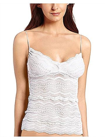 Cosabella Ceylon Long Camisole in White (view 2)