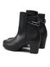 Gabor Black Women's Leather Ankle Boots Size 11 - photo 3