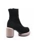 All Black Gray Mod Stretch Bootie Size EU 40 - photo 3