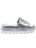 J/Slides Silver Women's Stud Slide Sandal Size 10 - photo 1