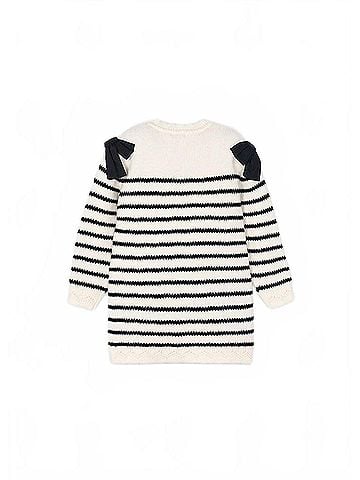Mayoral Girl's Striped Bow Sweater Dress (view 2)
