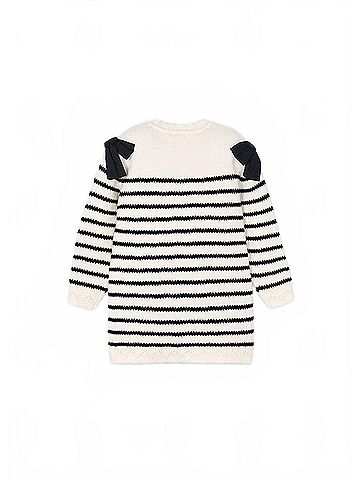 Mayoral Girl's Striped Bow Sweater Dress (view 2)