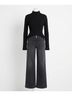 Kut from the Kloth Black Hera Turtleneck Sweater in Black Size M - photo 1