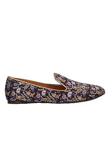 Tory Burch Women's Jacquard Smoking Slipper Loafer (view 1)