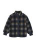 MinyMo Plaid Blue Boy's Teddy Jacket Size 6 - photo 1