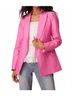 LoveShackFancy Solid Pink Lamia Tailored Suit Jacket Size XXS - photo 2