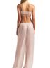 SKIMS 100% Silk Solid Pink Silk Pants Size L - photo 2