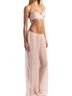 SKIMS 100% Silk Solid Pink Silk Pants Size L - photo 1