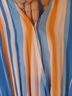 Pink Lily 100% Polyester Stripes Multi Color Romper Size S - photo 4