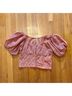 Free People Orange Pink Short Sleeve Blouse Size XS - photo 6