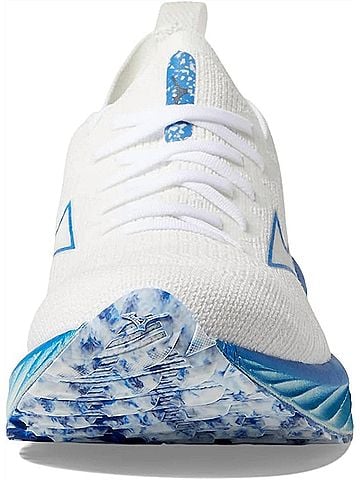 Mizuno Women Wave Neo Wind Running Shoe in Undyed White-Peace Blue (view 2)